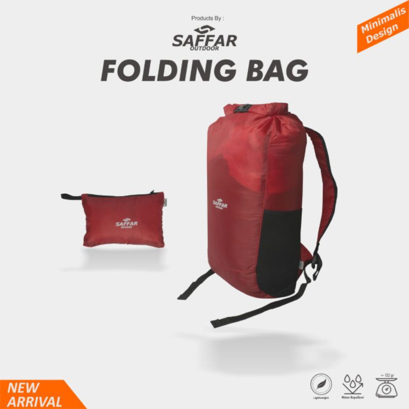 Folding Bag/Tas Lipat Saffar Outdoor tas hiking tas traveling tas sepeda
