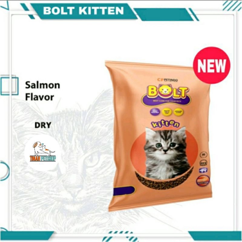 Makanan Kucing Bolt Kitten / Makanan Kucing Junior Premium