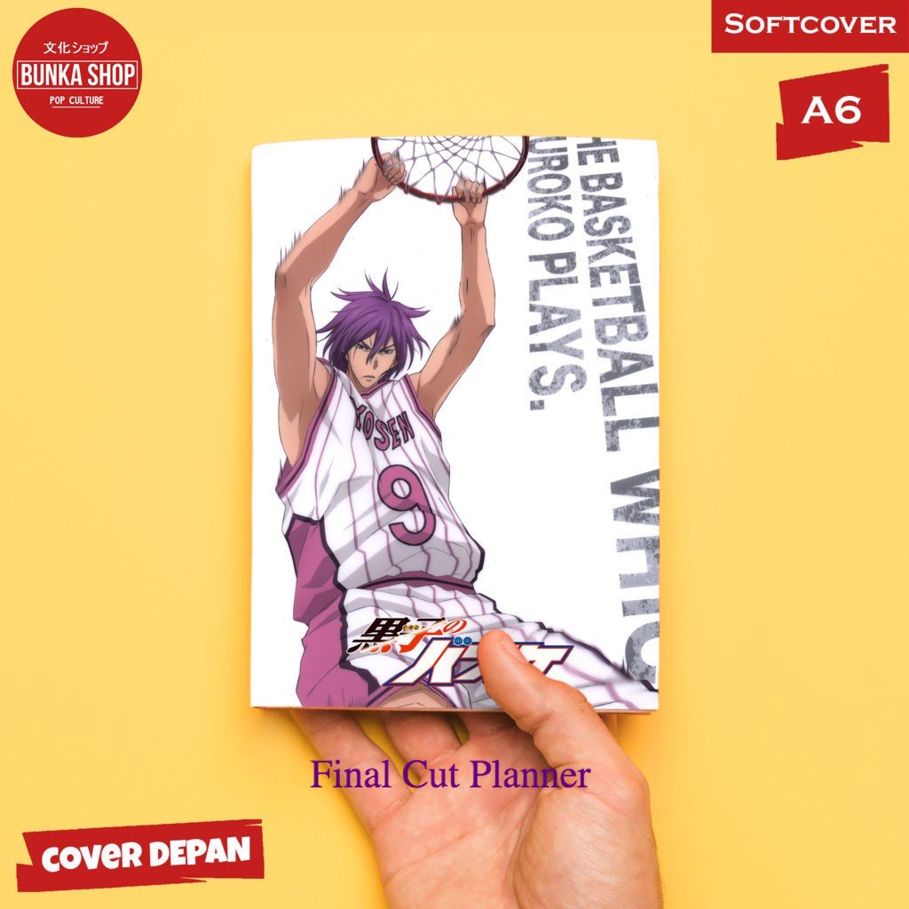 

Pocketnote Anime Kuroko no Basuke Murasakibara Atsushi Softcover A6 Buku Tulis Catatan Murah .