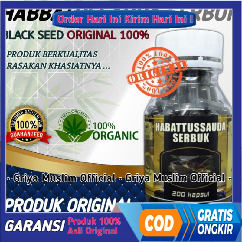 COD Serbuk Habbatussauda Black seed jinten Hitam Habatussauda Asli Original Jintan Hitam Habbatusaud