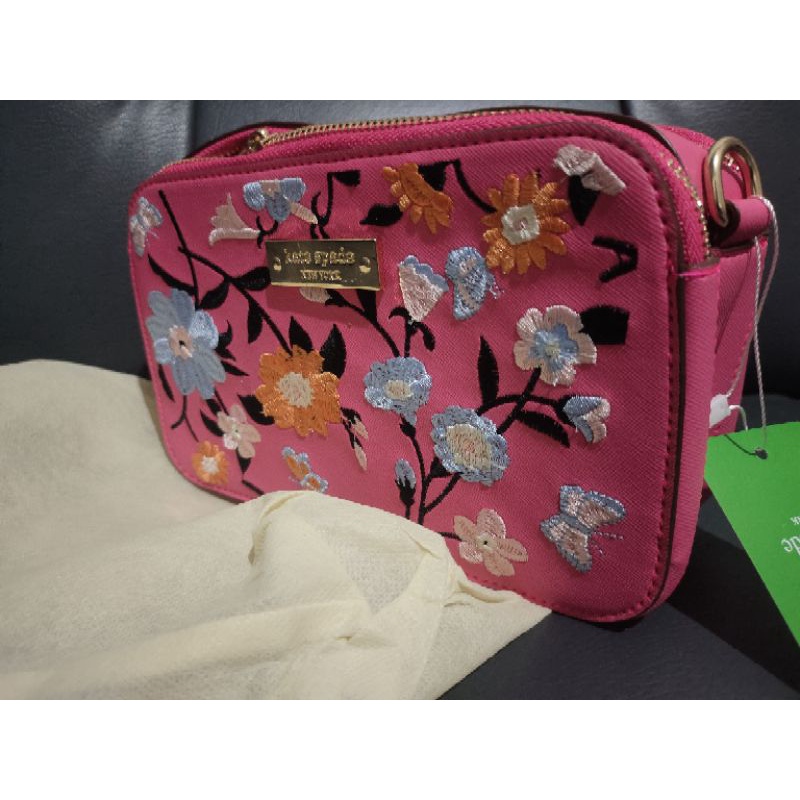 KATE SPADE bordir  FUSCHIA