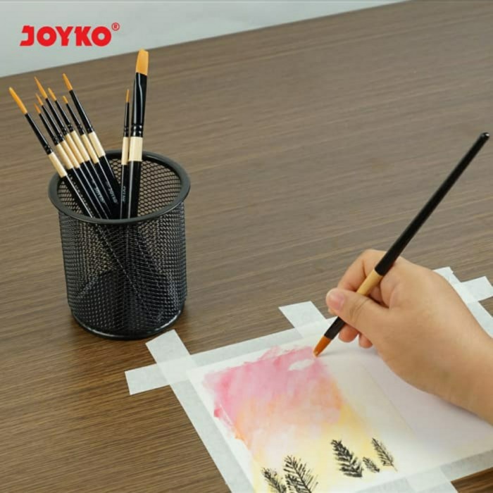 

Menakjubkan Joyko Br 9 Professional Artist Brush Kuas Lukis Bulu Nylon Kuning Emas Bagus