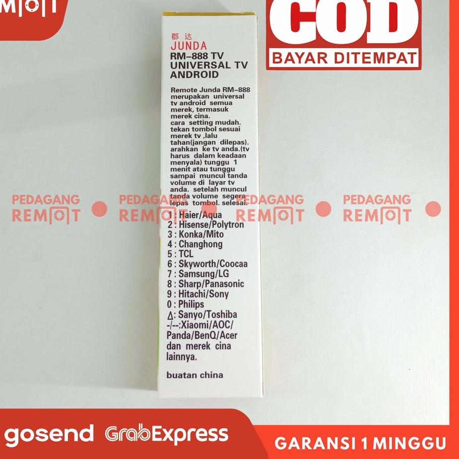 ✔️New Arival Remot Remote TV Smart TV LCD LED Universal (Hisense, Polytron, Mito, Changhong, Coocaa,