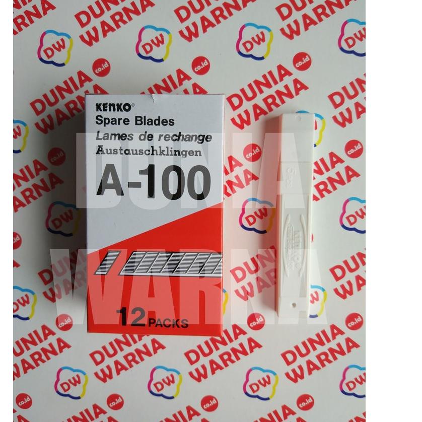 

11.11✔️[Box] KENKO ORIGINAL Isi Cutter Mata Pisau Kater A-100 Spare Blade Standar Bisa Untuk Semua Cutter|RA2