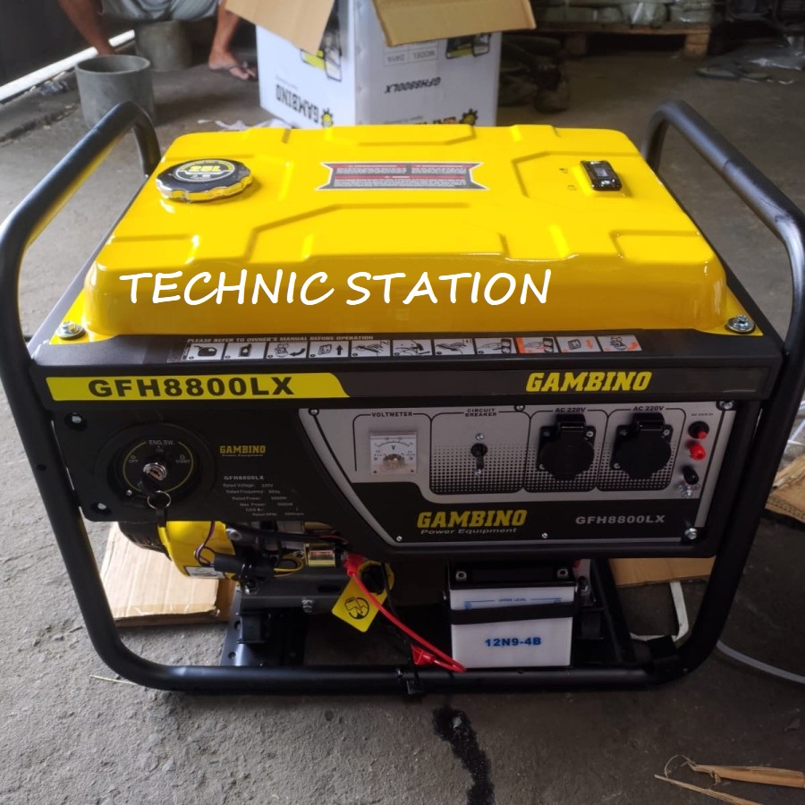 GAMBINO GFH 8800 LX Genset Gulungan Tembaga 5000 Watt 1phase