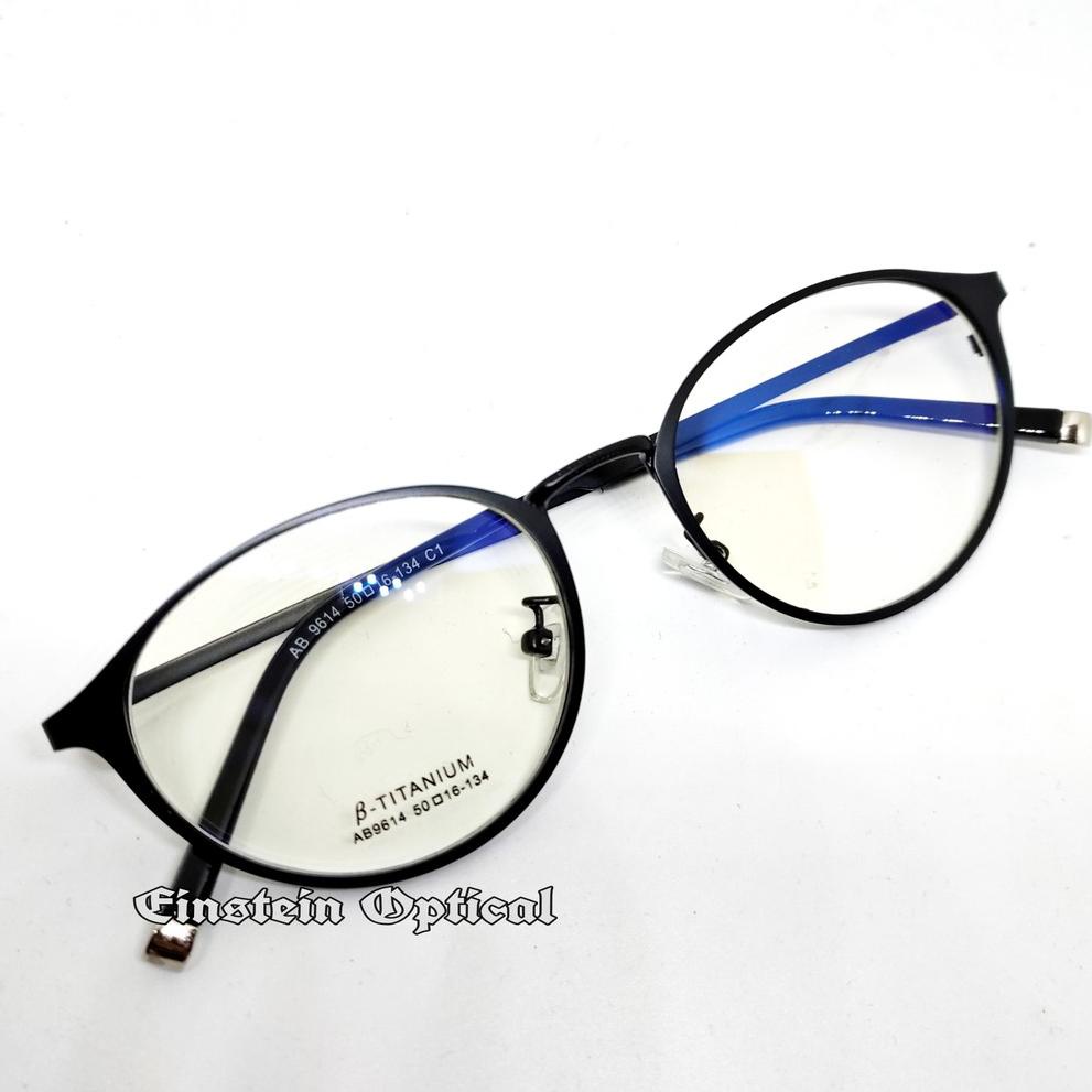 [KODE 5607] Frame Mipan | Kacamata Minus Wanita Full Titanium