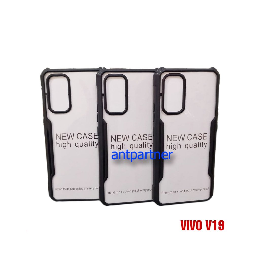 CASE FUSION SHIELD ARMOR SHOCKPROOF VIVO V19 SOFT HARD CASE FUZE