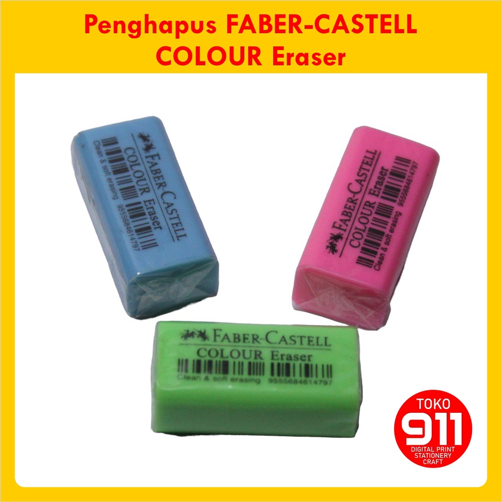 

PENGHAPUS FABER CASTELL WARNA WARNI KECIL