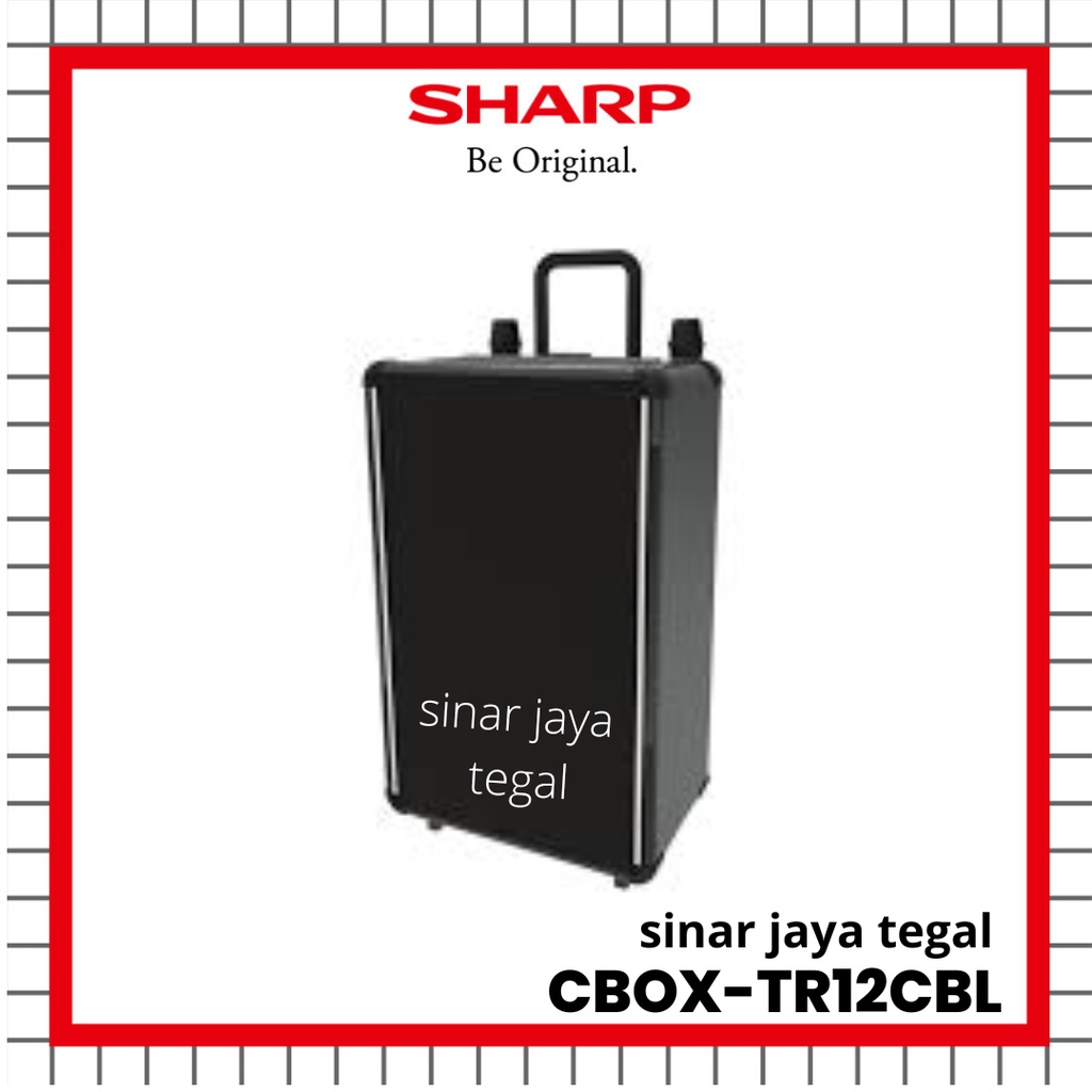 ACTIVE SPEAKER SHARP CBOX-TR12CBL / SPEAKER AKTIF SHARP CBOX-TR12CBL