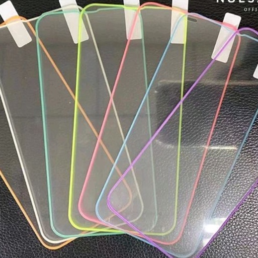 Tempered Glass Neon Glow In The Dark Luminous TG XIAOMI REDMI NOTE 7/8/8 PRO/9/9 PRO/9 PRO MAX/10/10S/10 PRO/11/11 PRO/12/12 PRO