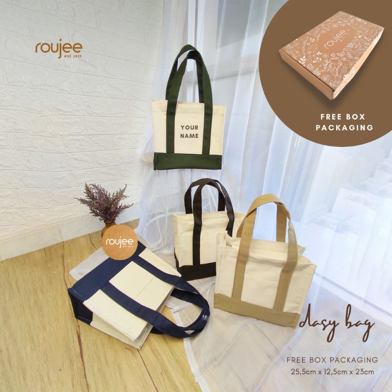 ROUJEE BAG DAISY M - TAS KANVAS PREMIUM