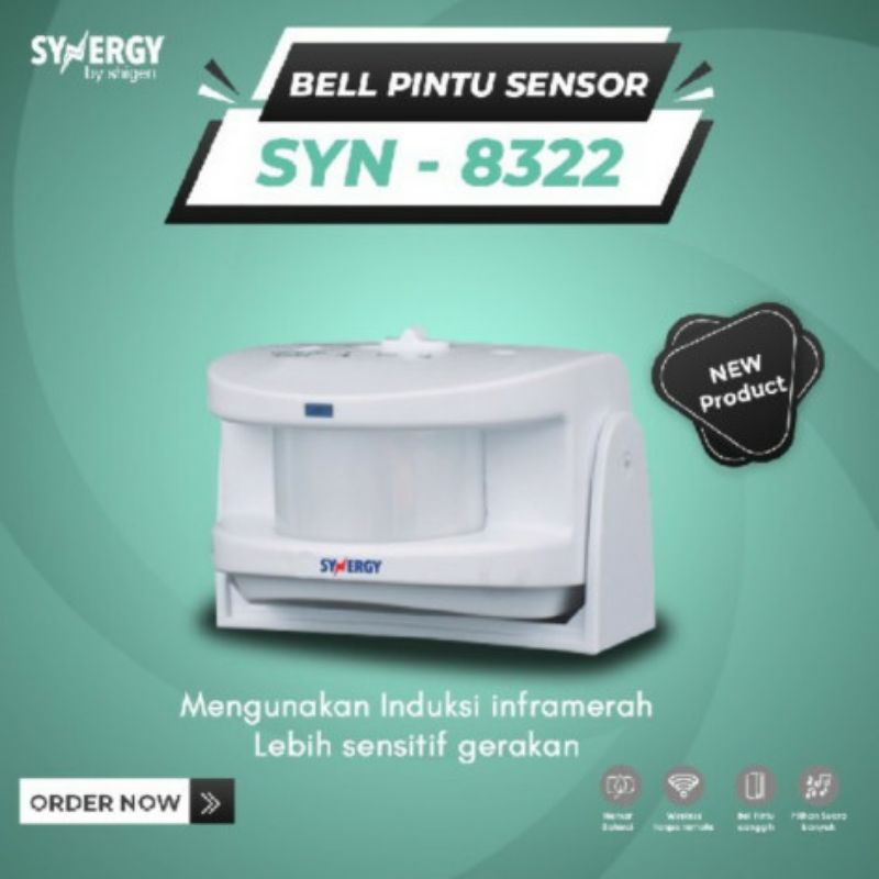 Bel Sensor Gerak Otomatis Synergy SYN-8322