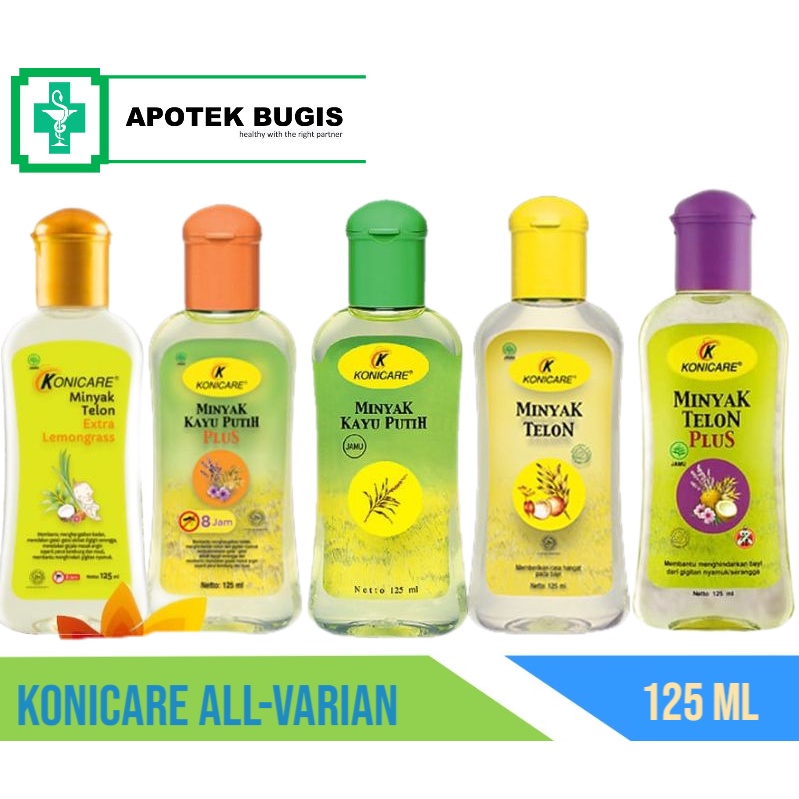 Konicare Minyak Telon | Telon Plus | Kayu Putih | Kayu Putih Plus - 125mL