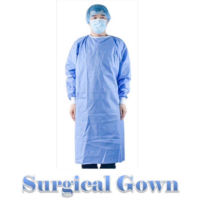 Jual Diskon Surgical Gown / Gown Apd / Baju Operasi Hazmat Medis Kemenkes Ri Akd Berkualitas