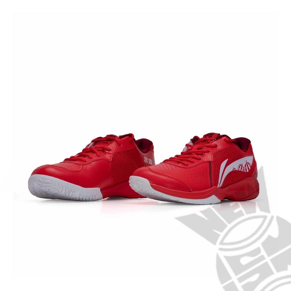 Sepatu Badminton Lining AYTS020 Lei Ting Lite Fire Red