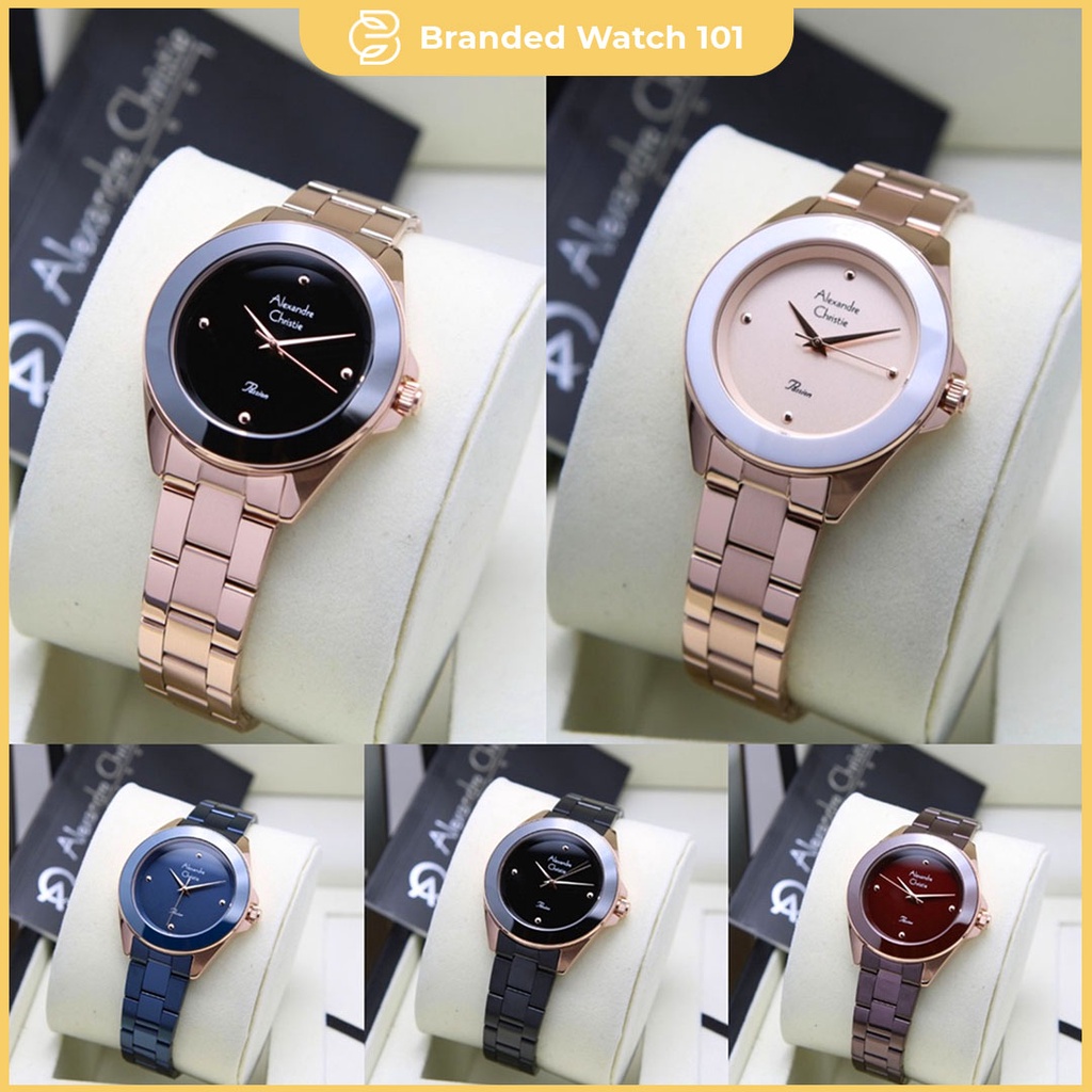 ORIGINAL Jam Tangan Wanita Alexandre Christie AC 2976 / AC2976 / 2976 Garansi Resmi 1 Tahun, Stainless