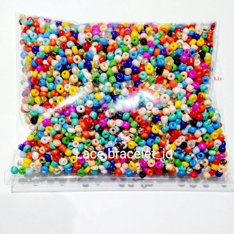 GRATIS ONGKIR mute PASIR MIX grosir manik manik gelang 500gram kalung konektor tali kerajinan tangan
