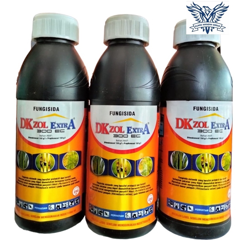 Fungisida DK Zol Extra 250ml DKZol Extra 300EC Bahan Aktif Difenokonasol 150 g/l + Propikonazol 150 g/l Danken Indonesia