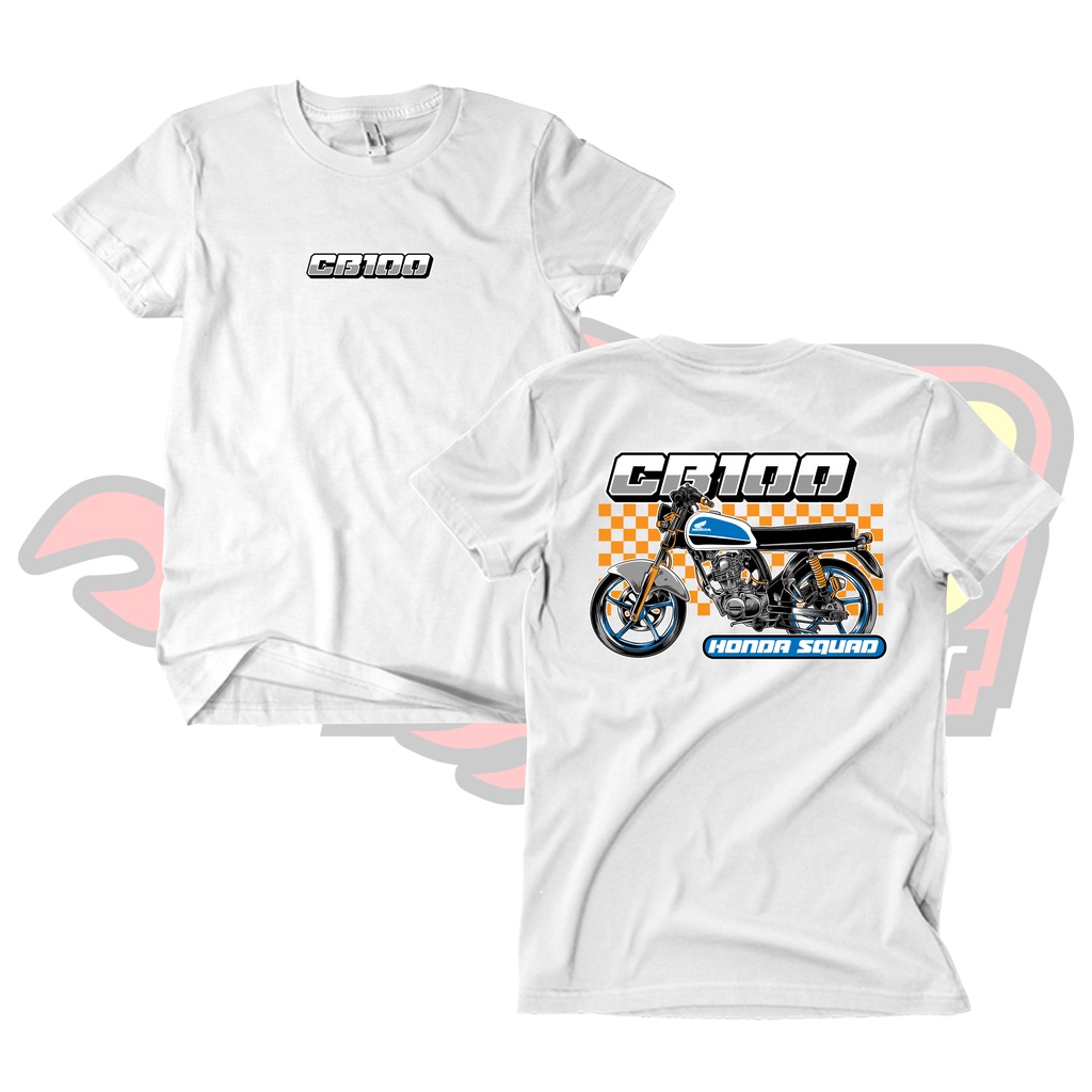 Kaos Racing Honda Rosok Squad CB100 GL Baju Distro Motor Herex Honda Gank Tshirt Otomotif