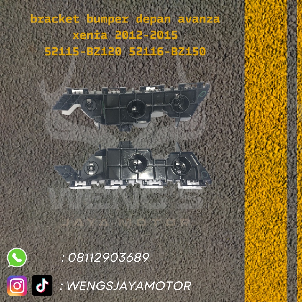 bracket bumper depan avanza xenia 2012-2015 52115-BZ120 52116-BZ150