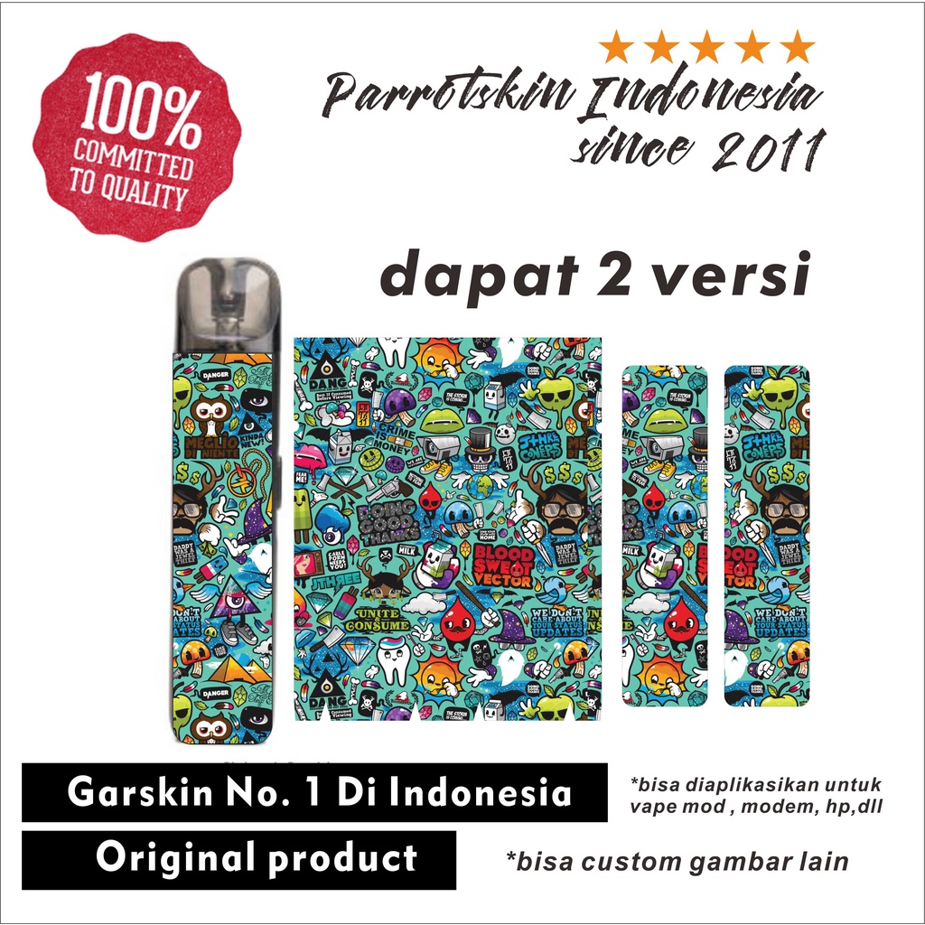 Stiker skin Ur sa Nano bisa custom