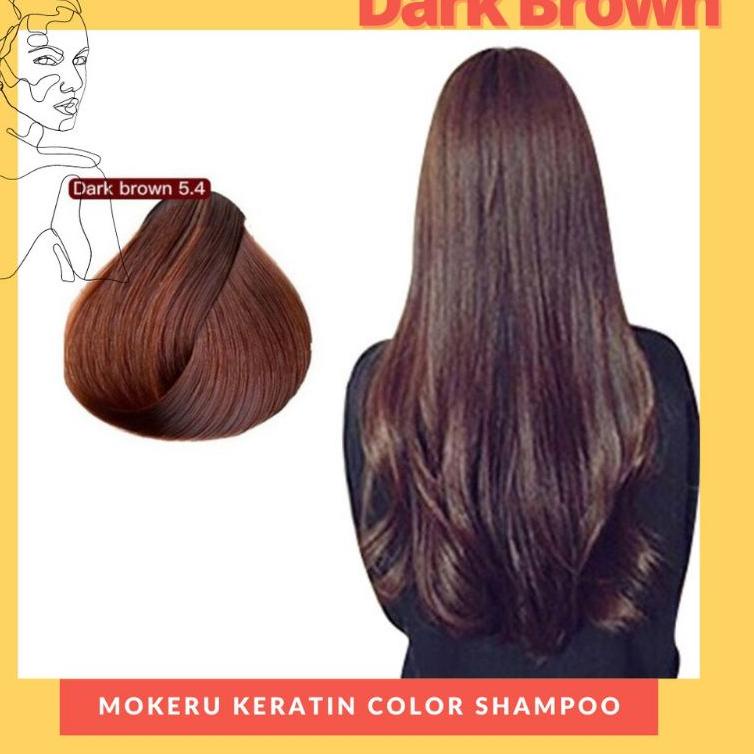 ✨STAR✨ Original Mokeru KERATIN / ARGAN OIL Shampoo Semir Pewarna Rambut Herbal 500ml ??