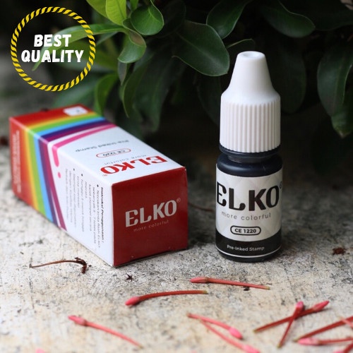 

Sale!!! Tinta Stempel Flash Waterproof Elko Hitam 7 Ml Untuk Kertas Terlaris