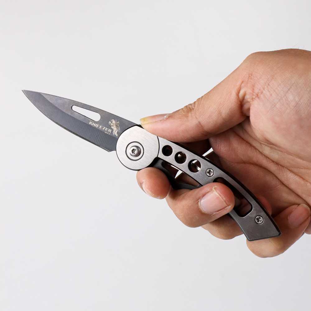 KNIFEZER Pisau Saku Lipat Camping Outdoor Survival Serbaguna Portable Knife