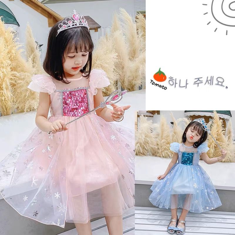 Dress Anak Perempuan Snowflake Blink