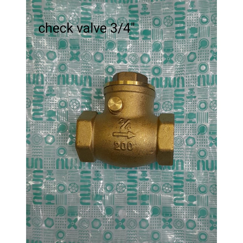 Check Valve 3/4&quot; Merk UNNU