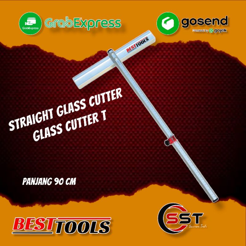 Glass Cutter T Pemotong Kaca Lurus 120cm besttools