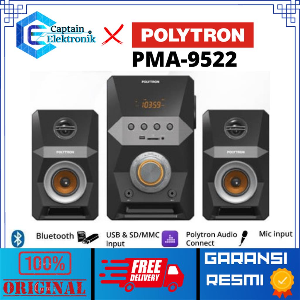 Jual SPEAKER POLYTRON PMA-9522 / PMA9522 / PMA 9522 (KARAOKE / AUX ...