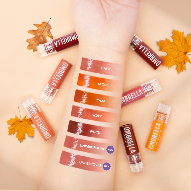 SOMETHINC Ombrella Lip Totem Tint Juicy Plumpy Lips 20 shades Make Up Melembabkan Bibir Han So Hee