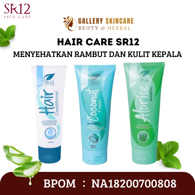 (FREE HADIAH) HAIR CARE SR12 SHAMPOO ALORISE/SHAMPOO COCONUT FRESH/HAIR CONDITIONER PERAWATAN RAMBUT