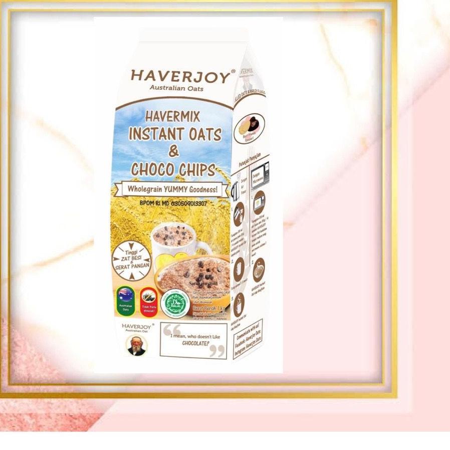 

Stok terbaru Haverjoy Havermix Instant Oats & Choco Chips 1kg serbuuu !