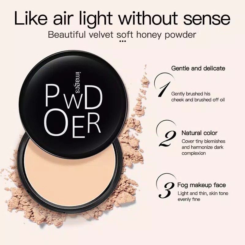 OliveShop ❤️ Bedak Padat Sadoer Compact Powder Pressed Tahan Air Waterproof Glowing