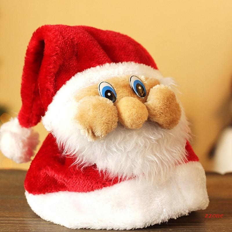 Topi Santa Claus Satu Ukuran Untuk Pesta Natal 23.62 In