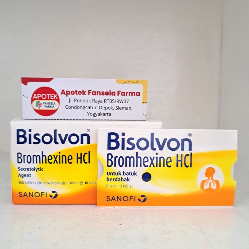 Bisolvon tablet batuk berdahak bisolvon obat batuk