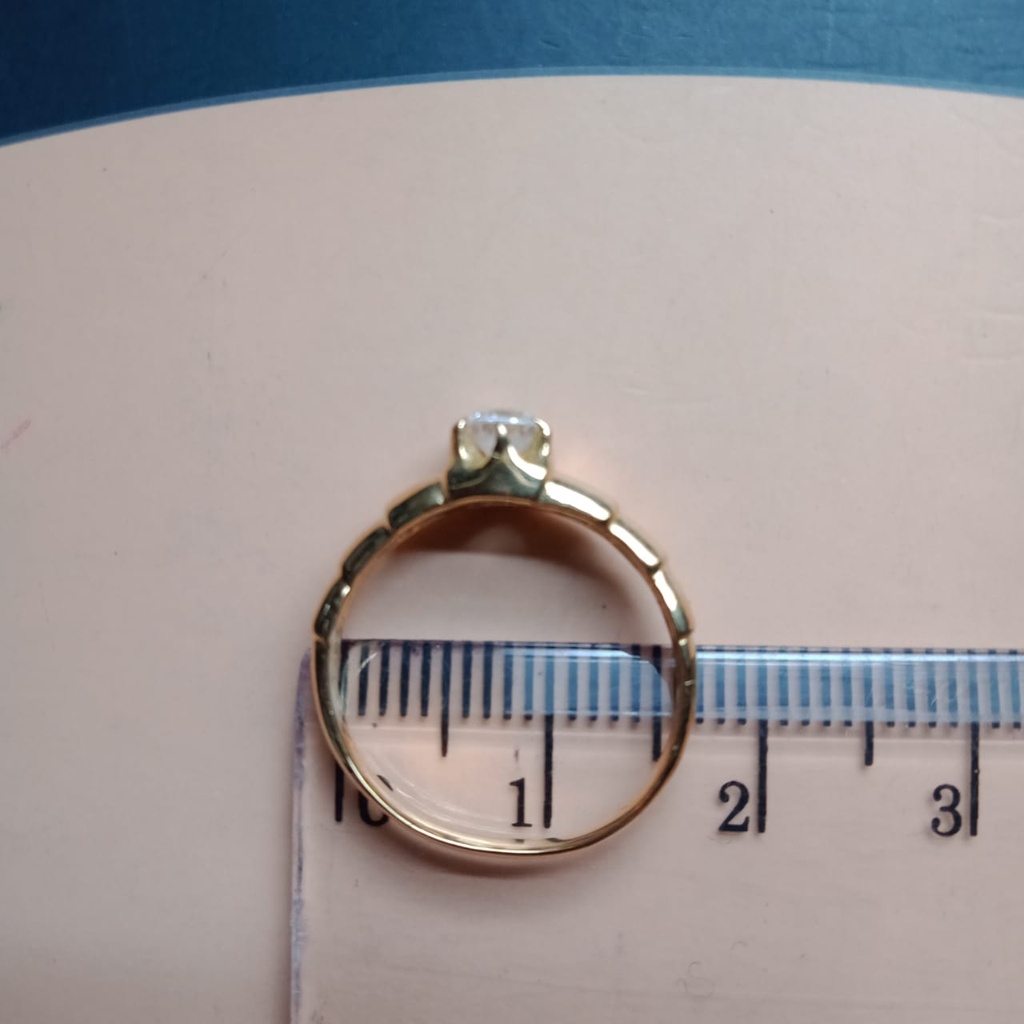 Cincin emas 17K - 1.95 gr kadar 750 - 3754