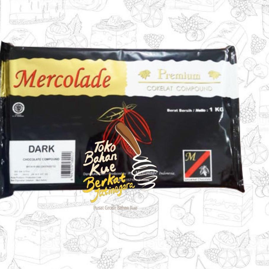 

9.9 Product HOT Coklat Mercolade dark premium kemasan 1kg murah