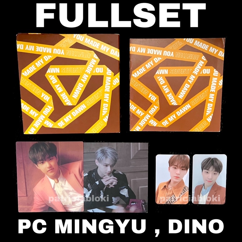 Fullset Unsealed Album Seventeen YMMD You Made My Dawn YMMDAWN Eternal Sunshine Ver Photocard Mingyu