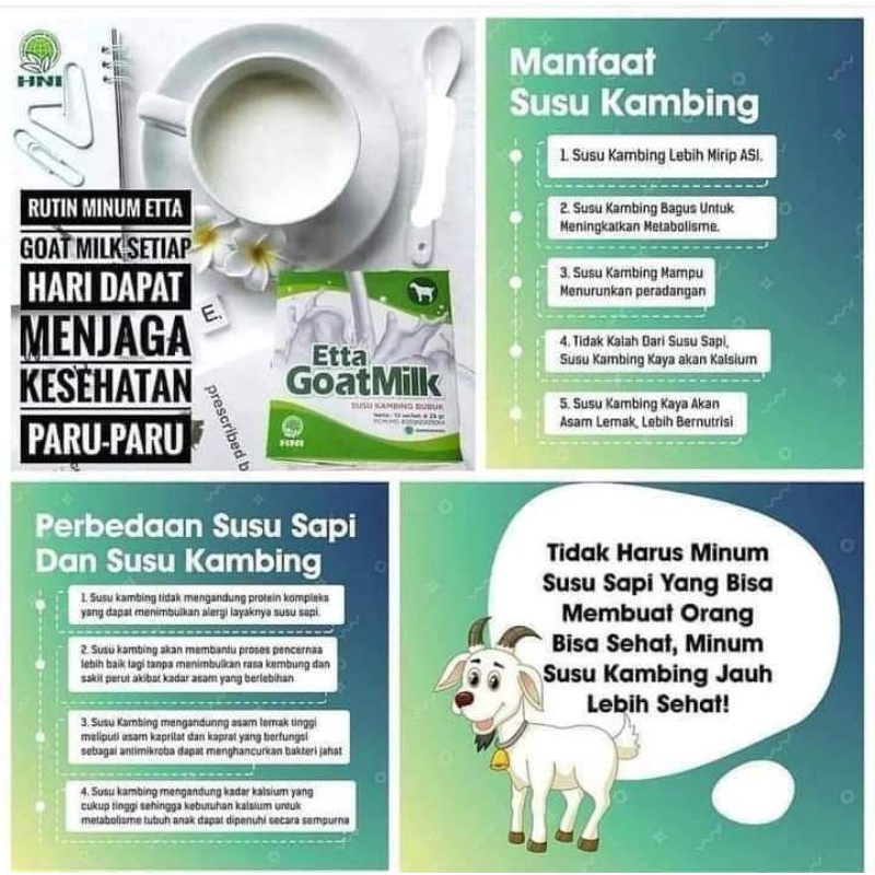 

Susu kambing/susu ettawa HNI HPAI