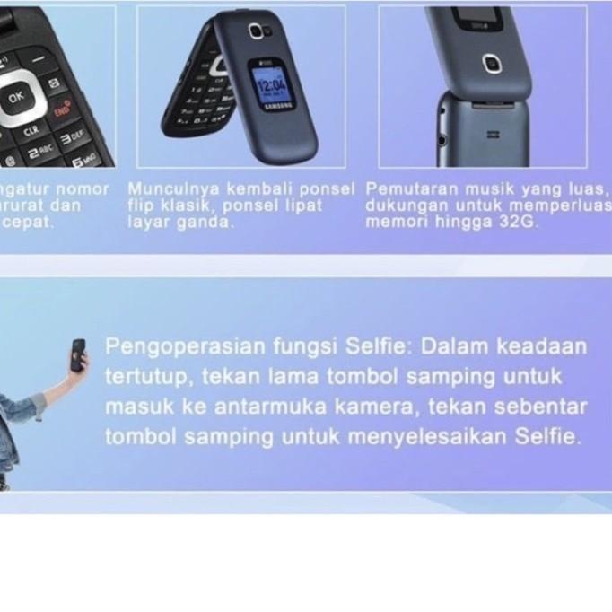 GRATIS ONGKIR✅Handphone Samsung Lipat Hp Samsung Lipat GM-B311V DUAL SIM B311|SQ9