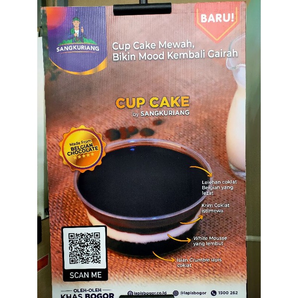 

Cupcake Dessert Ala Sangkuriang Belgian Coklat Asli Oleh Oleh Khas Bogor