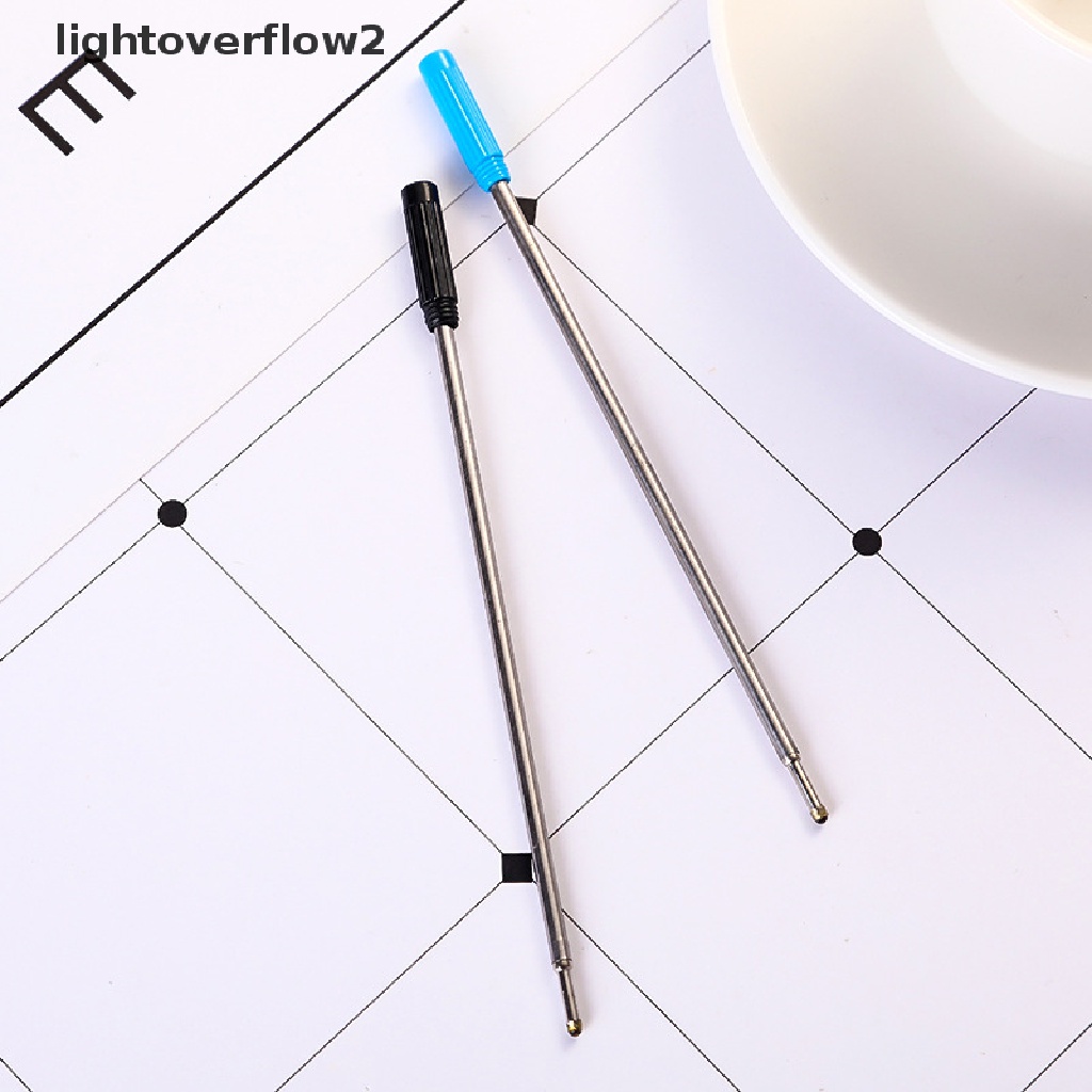 (lightoverflow2) 10pcs / lot Refill Bolpen Metal Dapat Diputar (ID)