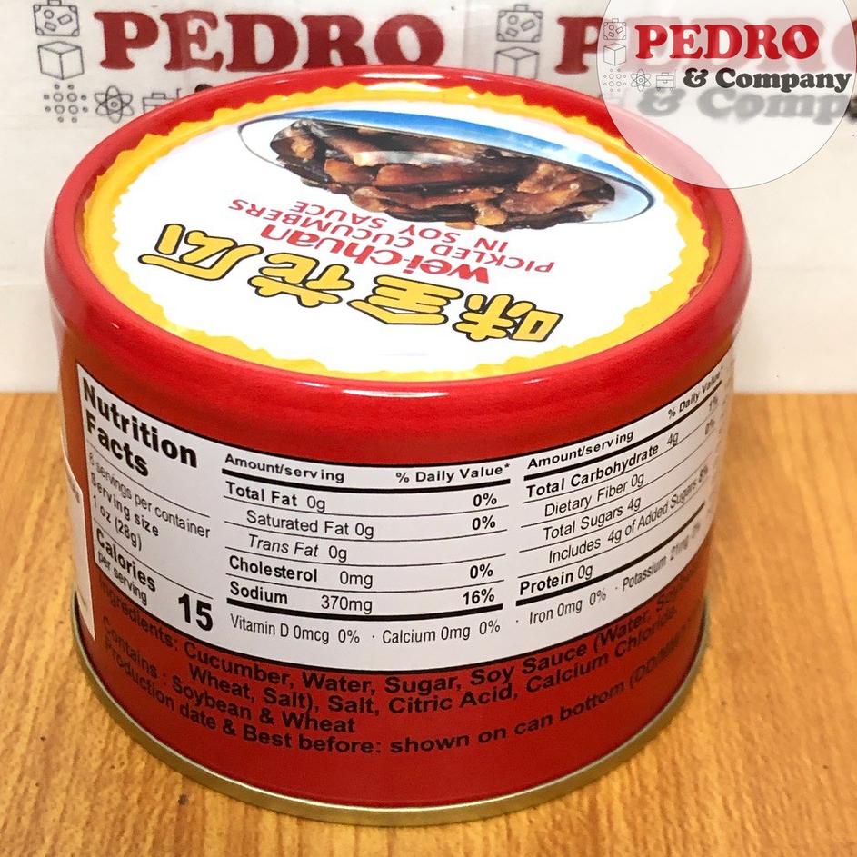 

✨STAR✨ Wei chuan pickled cucumbers in soy sauce 170 gram - acar timun dalam kecap asin buruan