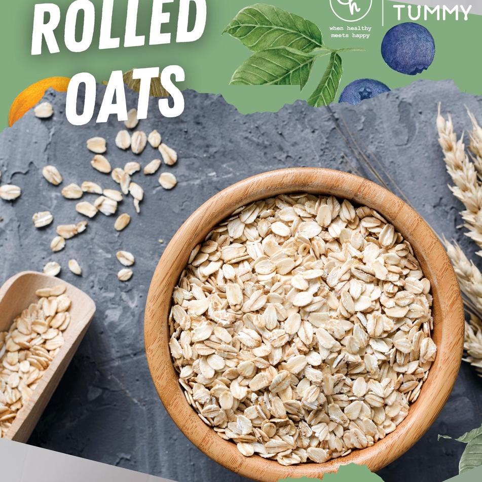 

idq7Q1c--Rolled Oat / Gandum Utuh / Gandum Kasar 500 gr - Granola Addict Ingredients