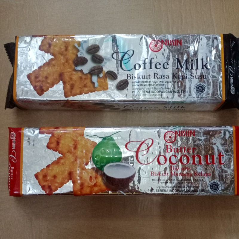 

Nissin coffee milk // nissin butter coconut 200gr