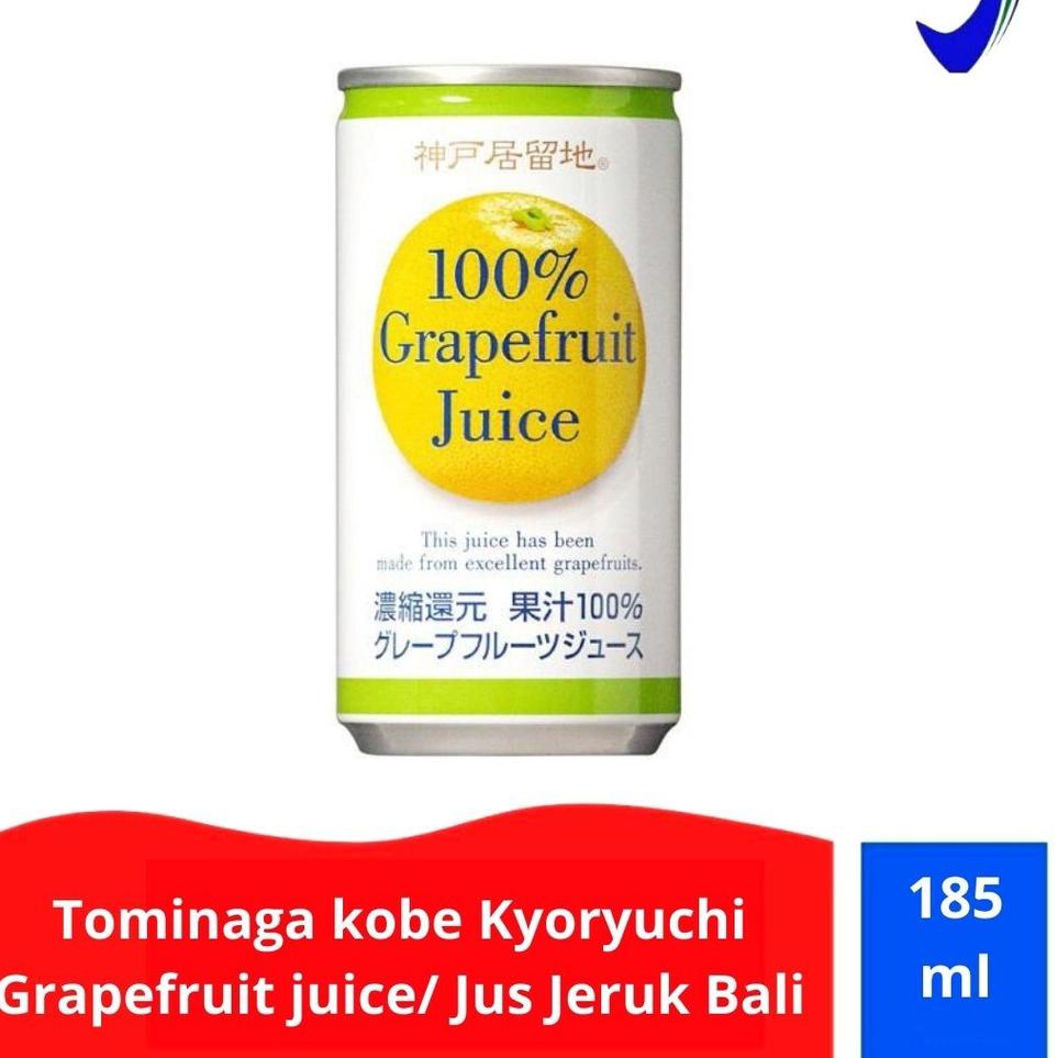 

Potongan spesial--Tominaga Kobe Kyoryuchi Grapefruit. Jus jeruk bali 185 ml