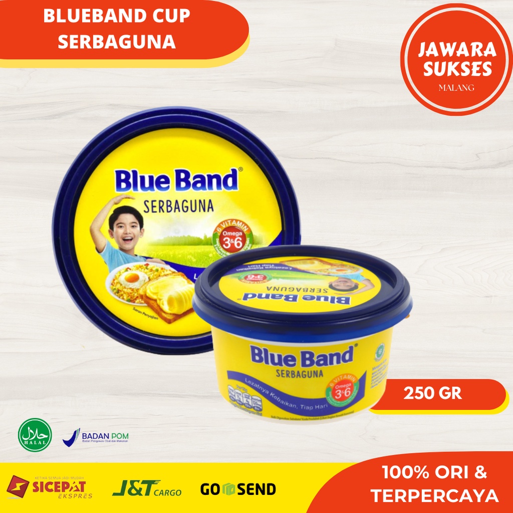 

Blueband Serbaguna 250gr | Margarin Kemasan Cup / Tube